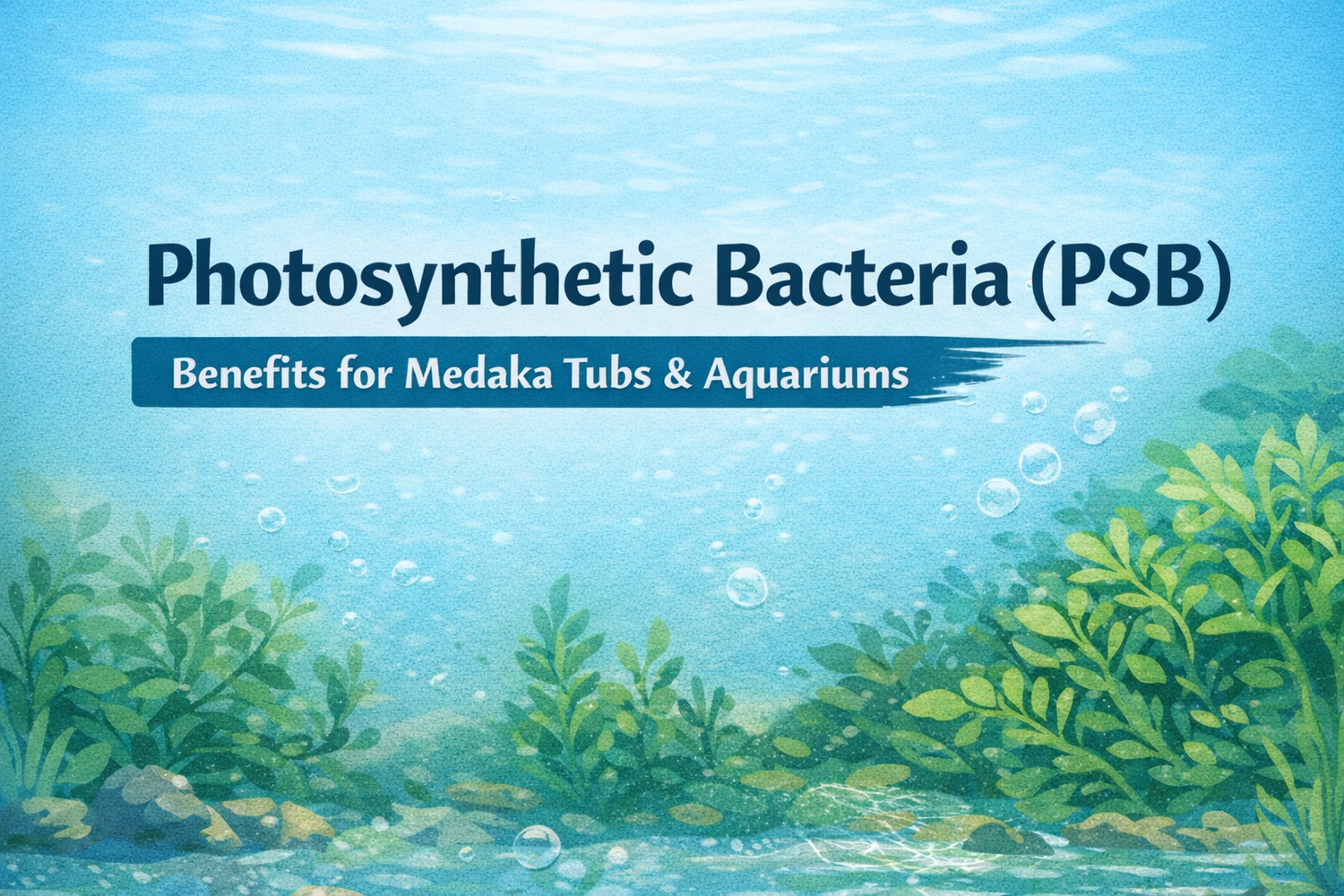 Photosynthetic Bacteria (PSB) for Medaka