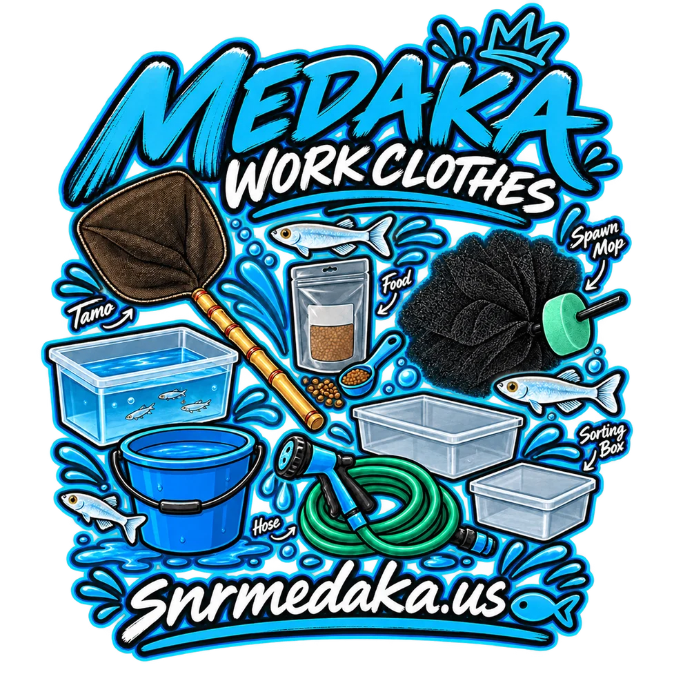 Medaka Work Clothes - Short Sleeve T-Shirts (Free Shipping)